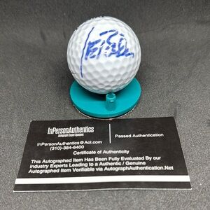 Autographed Golf Ball with Stand